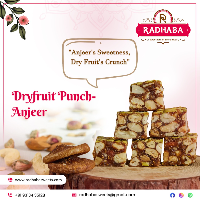 Why Should You Choose Radhaba Sweets for Authentic Dryfruit Punch Dates?